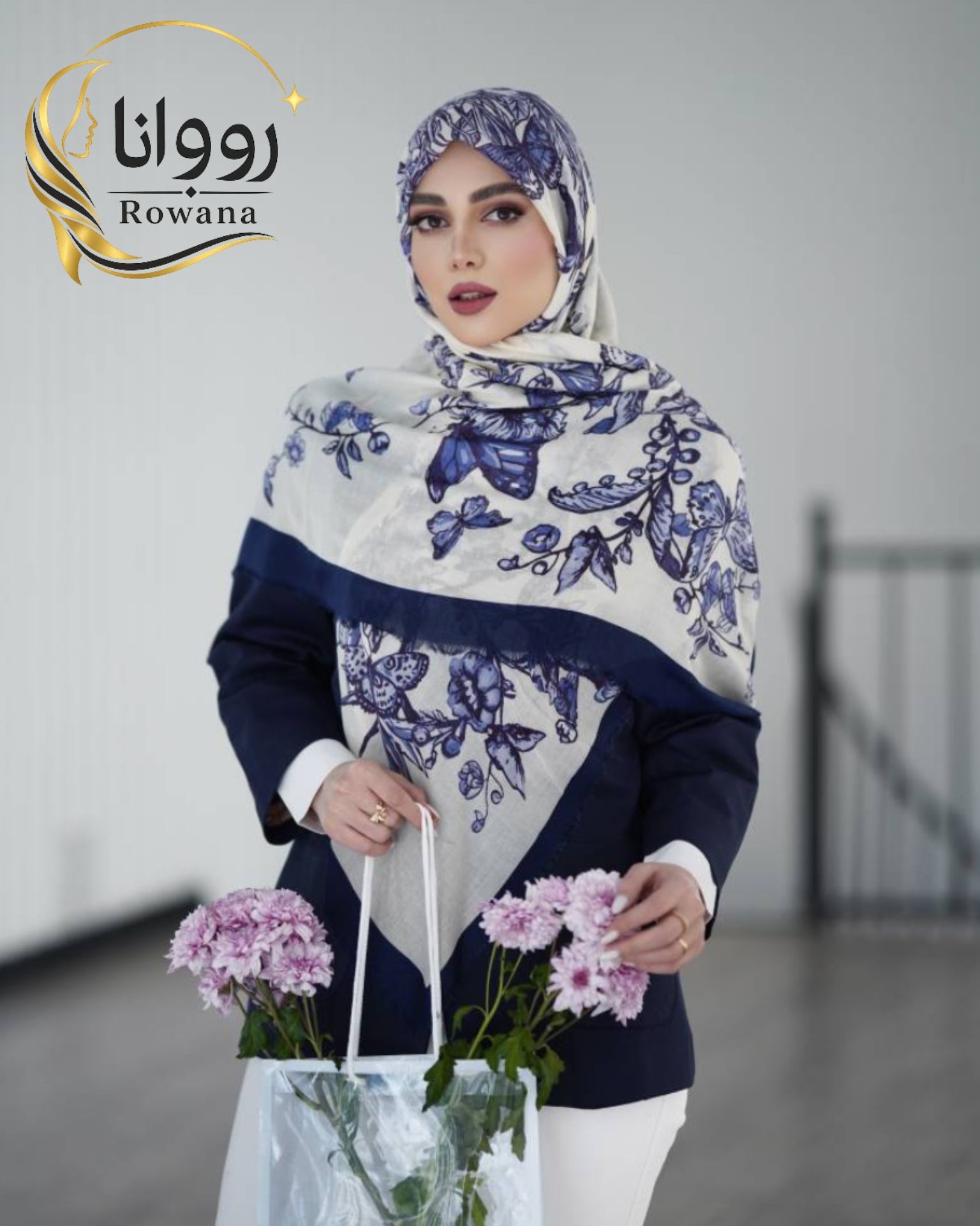 ️روسری نخی یونیک قواره 140
